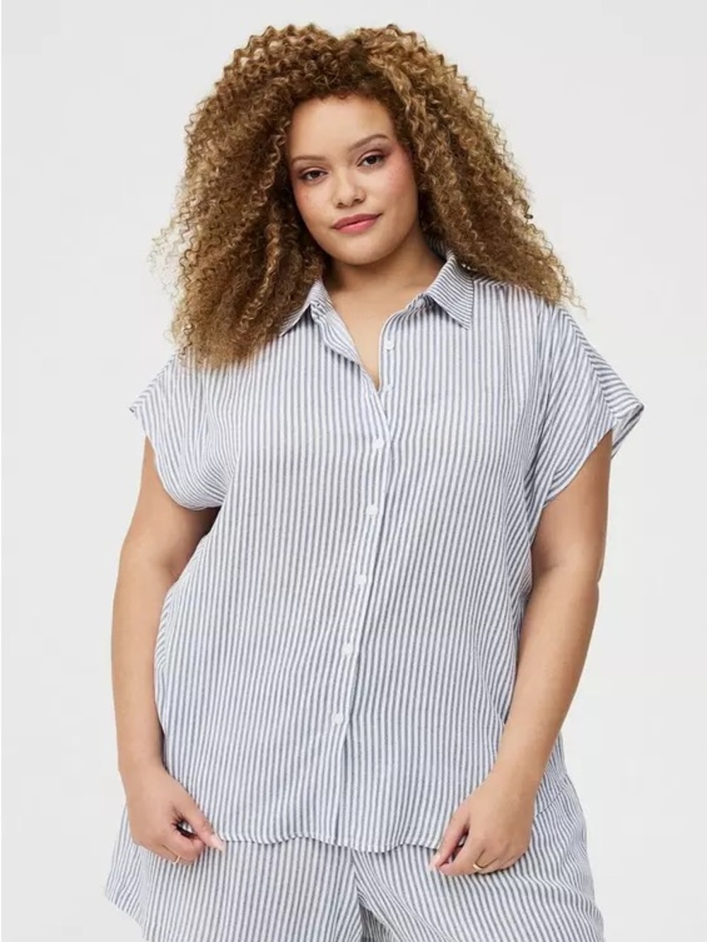 Torrid Crinkle Gauze Dolman Shirt